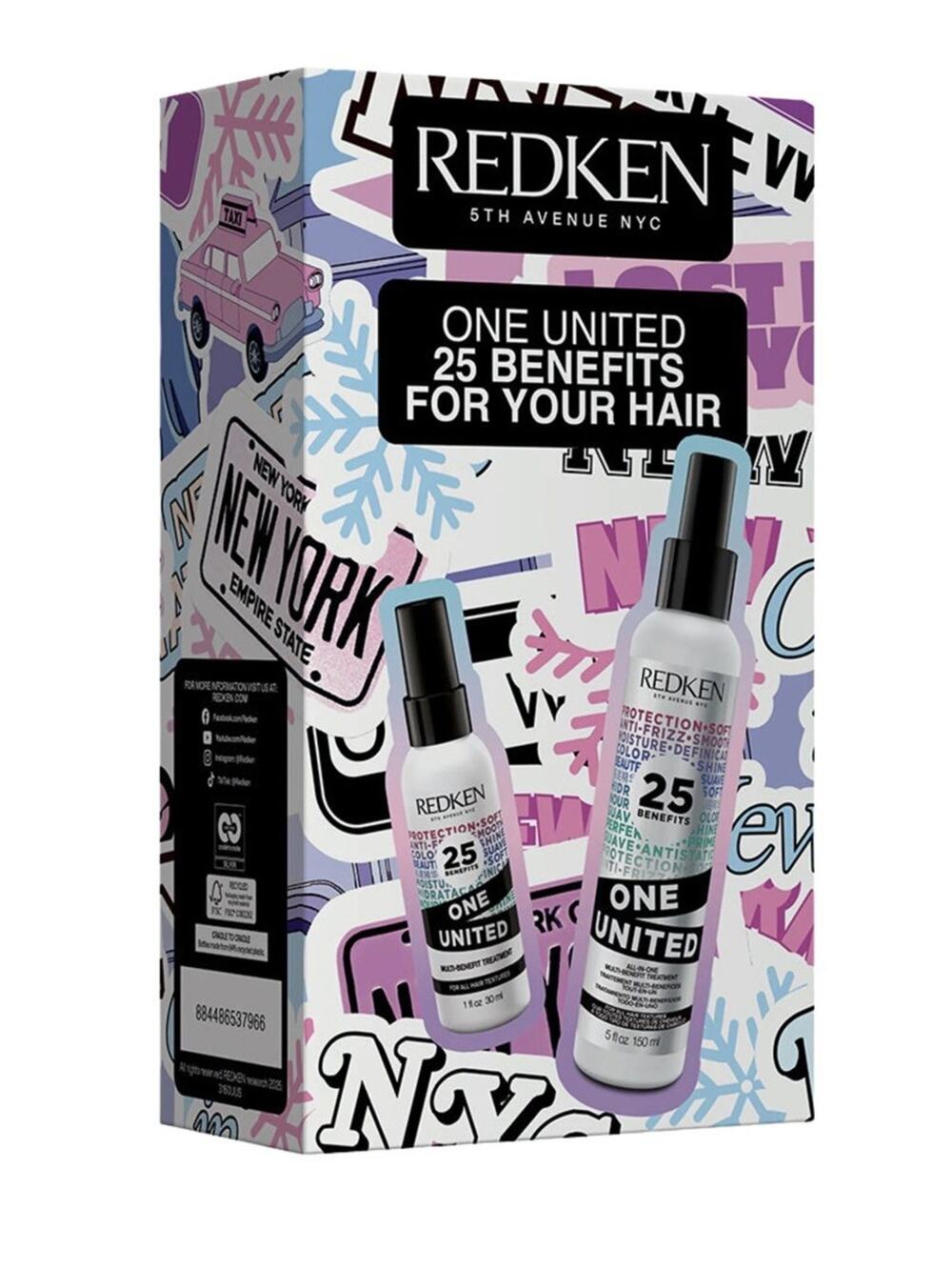 Redken One United Gift Set Multi-Benefit Hair Treatment Leave-In Spray